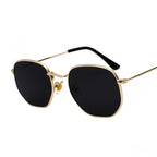 Unisex Woman and Man  Vintage Retro and Modern  Sunglasses Square Metal Frame Sunglasses Pilot Mirror Classic  With UV400 Protection - SJB-DIAMOND ELITES