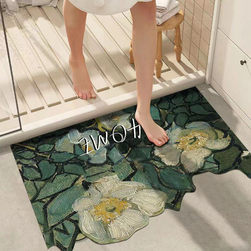 Diatom Mud Bathroom Absorbent Non-slip Floor Mat Pi-Mart