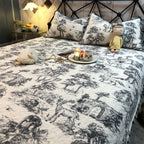 Warm Sunflower Milk Pile Bed Cover Three Piece Set Pi-Mart