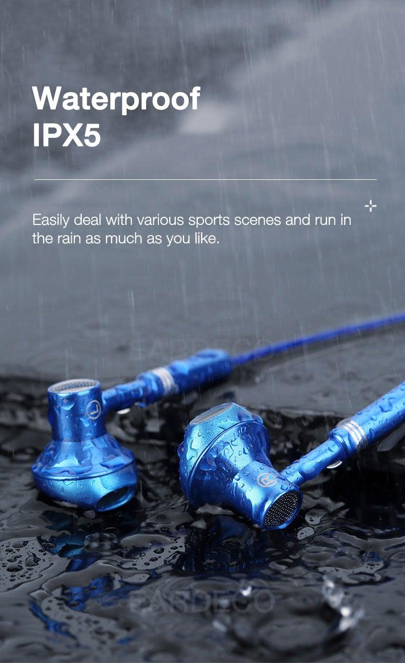 9D Stereo Earphones Mic Headphone Headset In-ear Wired Headphones Bass Wire Earphone Earbud Phone Headset With Microphone Wired Earbuds Noise Isolating in-Ear Headphones Earphones with Mic Volume Control Plug for Sports Workout Compatible Stevvex
