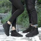 Outdoor Sports Cotton Shoes For Men And Women Winter Warm Slip-on Boots Wear-resistant Anti-ski Thickened Shoes Couple Pi-Mart
