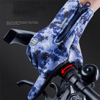 Winter Gloves Touch Screen Riding Motorcycle Sliding Waterproof Sports Gloves With Fleece Pi-Mart