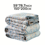 1pc Bohemian Style Sofa Blanket, Multi-functional Carpet, Thick Cotton Soft Sofa Sofa Cover