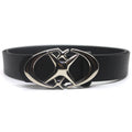 Fashion Wild Original Design Double Crescent Moon Cross Star Buckle Belt Pi-Mart