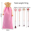 Beauty And The Beast Rose Makeup Brush Portable Makeup Tool Set Pi-Mart