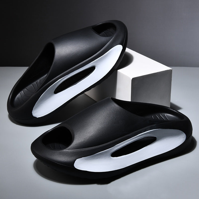 Ins Slippers Women Men Peep Toe Slipper Summer Hollow Unisex Sports Beach Shoes Pi-Mart