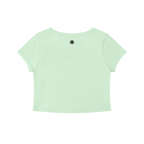 Loki & Ivy Women's Solid Color Slim Crop T-Shirt