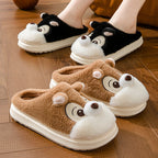 Cute Squirrel Home Decor Slippers Home Warm Pi-Mart
