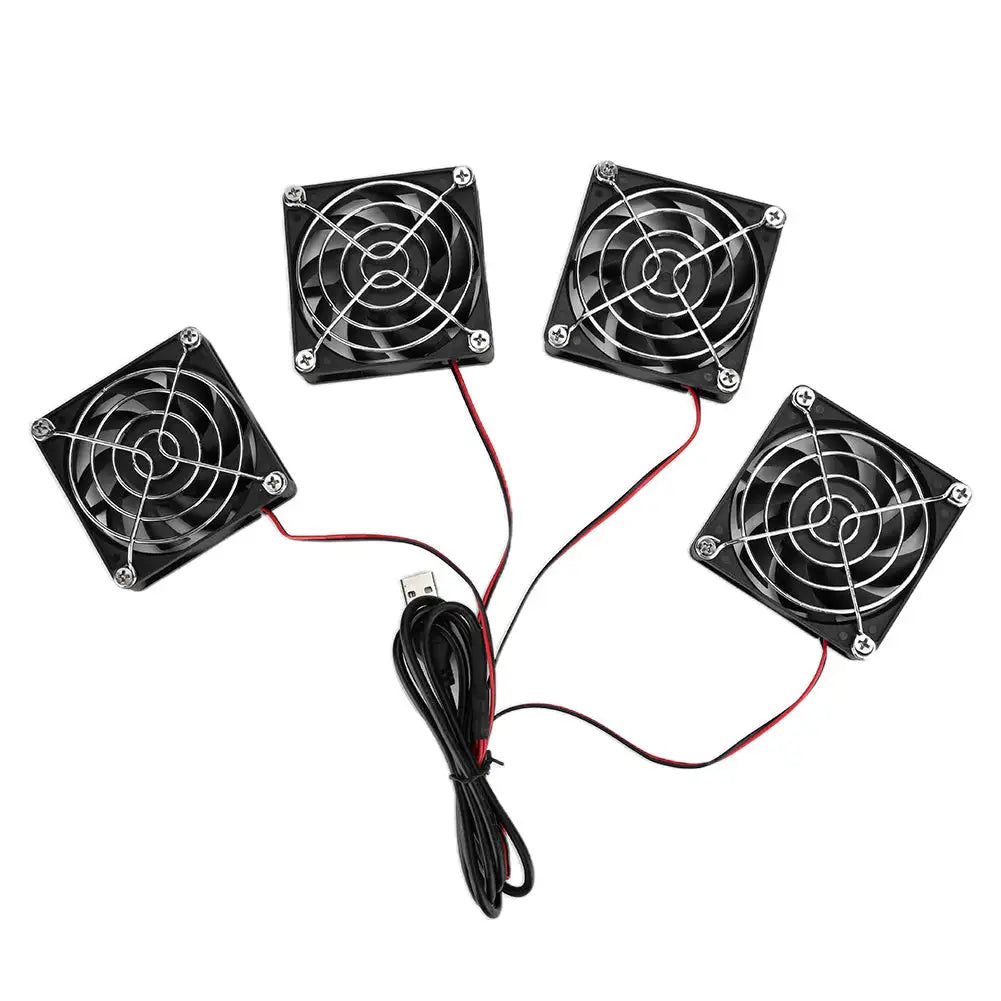 Router Cooling Fans 5V USB Power Heat Sink ABS for ASUS RTAC5300 R7900 R8000 Computer Supplies - SJB-DIAMOND ELITES