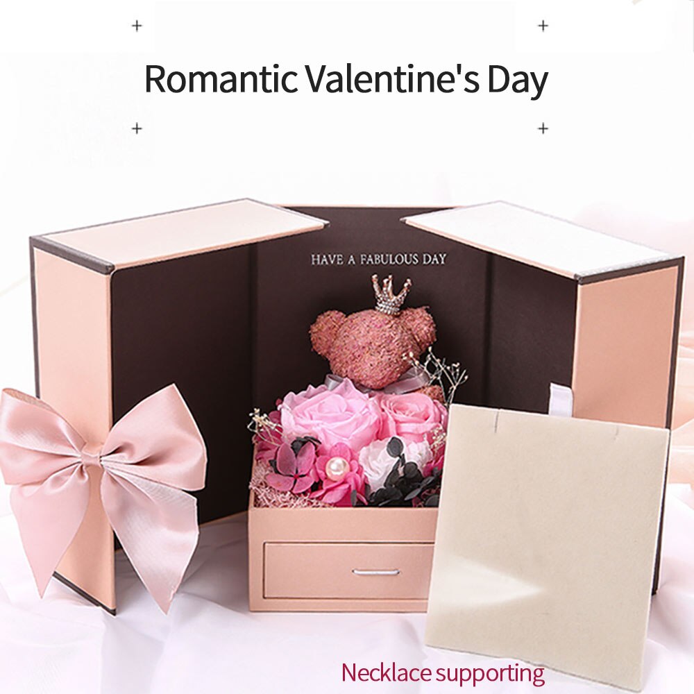 Artificial Flower Jewelry Box Pi-Mart