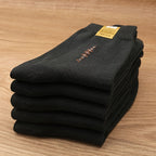 5/10 Pairs Of Men's Trendy Simple Solid Crew Socks, Breathable Comfy Casual Unisex Socks For Men's Outdoor Wearing All Seasons Wearing Lootquake LLC