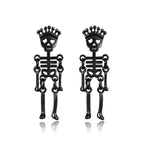 Small Black Punk Stud Earrings Pi-Mart
