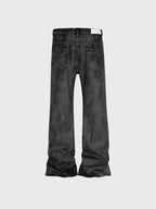 Men's Wide Leg Black Trousers Skinny Jeans Lootquake LLC