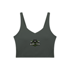 Loki & Ivy Women's V-Neck Yoga Sports Bra