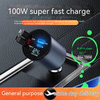 Fashion Simple 100W Car Phone Charger Pi-Mart