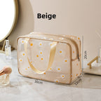 Mesh Cosmetic Bag, Small Daisy Beach Wash Bag, Travel Women's Simple Storage Bag, Go Out Portable Mesh Shower Tote Bag, - SJB-DIAMOND ELITES