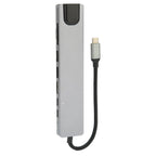 Docking Hub 8 in 1 Type‑C to High‑Definition Multimedia Interface USB PD Expansion Dock for Transfer Data - SJB-DIAMOND ELITES