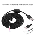 2meters USB Mouse Line Wire Cable Replacement Repair Accessory For Logitech G9/G9X Game Mouse - SJB-DIAMOND ELITES