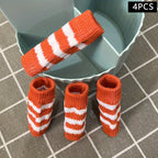 [2 Sets Elbow Support Guards] Pet Dog Elbow Guards, a Set of 2 Front Leg And 2 Hind Leg Protectors, Elbow Support Wraps, Leg Support Wraps, Breathable Elastic Knitted Protective Socks for Pets, 4pcs Pet Leg Socks. Lootquake LLC