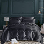 Satin Home Textile Quilt Cover Pillowcase Three-piece Set Pi-Mart