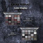 Cahill Dark Goth Eye Shadow Plate Multi-purpose Shimmer Matte Per Plate Pi-Mart