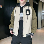 Student Plus Size Baseball Uniform Casual Jacket Pi-Mart
