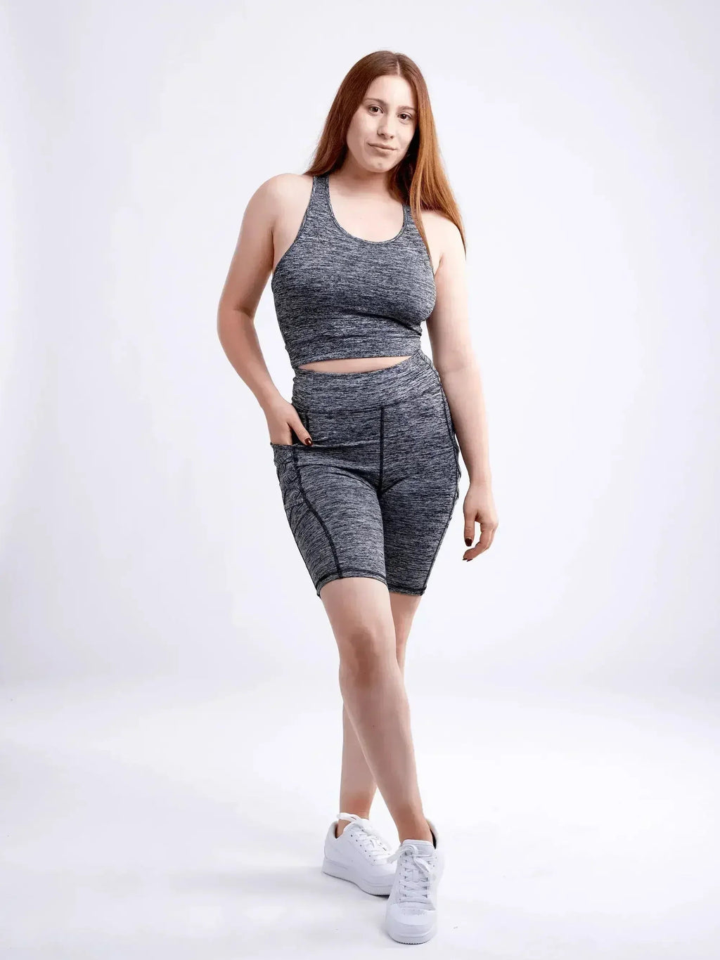 Racerback Training Crop Tank – Lightweight & Breathable for Workouts - SJB-DIAMOND ELITES