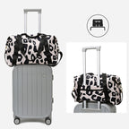 Women Travel Duffel Bag Cow Pattern Handbag Fitness Sports Shoulder Bags Pi-Mart