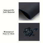 [Small Solid Color Mouse Pad] Oval Small Mouse Pad Single-sided Solid Color Universal Non-slip Pad Mouse Pad Suitable For Laptop Office Faux Leather Gaming Mouse Pad Lootquake LLC