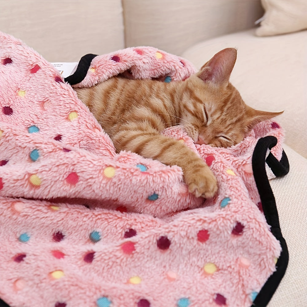 Pet Blanket Coral Velvet Flannel Dog Cat Quilt Dog Bed Mat Dog Blanket Lootquake LLC