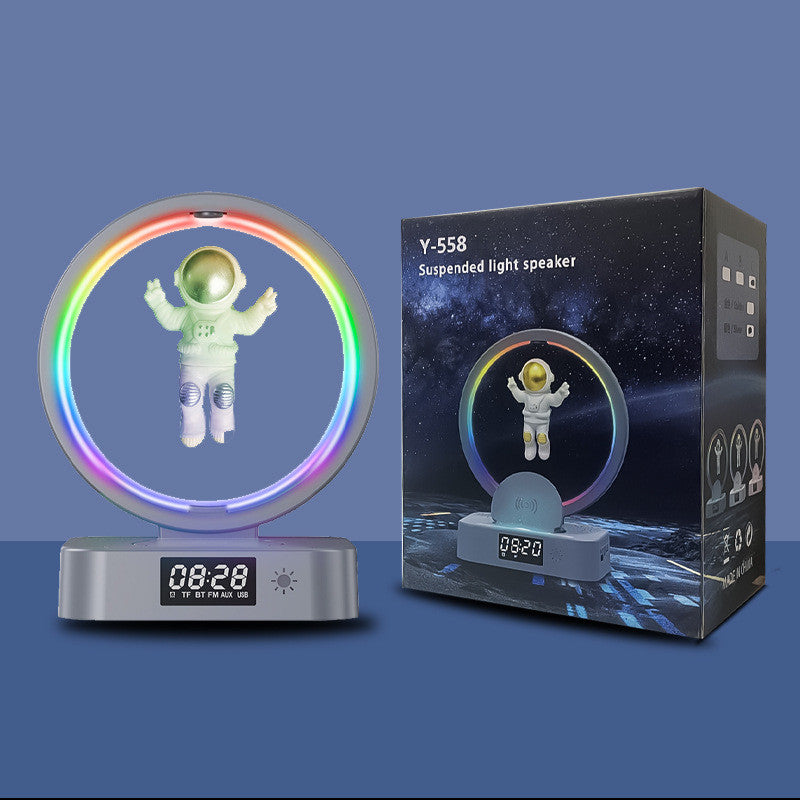 Magnetic Levitation Bluetooth Speaker Astronaut Home RGB Mini Radio TWS Sound Box Outdoor Wireless Subwoofer TF AUX USB Pi-Mart