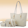 Fashion Polka Dot Four-piece Mother-in-law Bag With Tassel Crossbody Pi-Mart