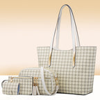 Fashion Polka Dot Four-piece Mother-in-law Bag With Tassel Crossbody Pi-Mart