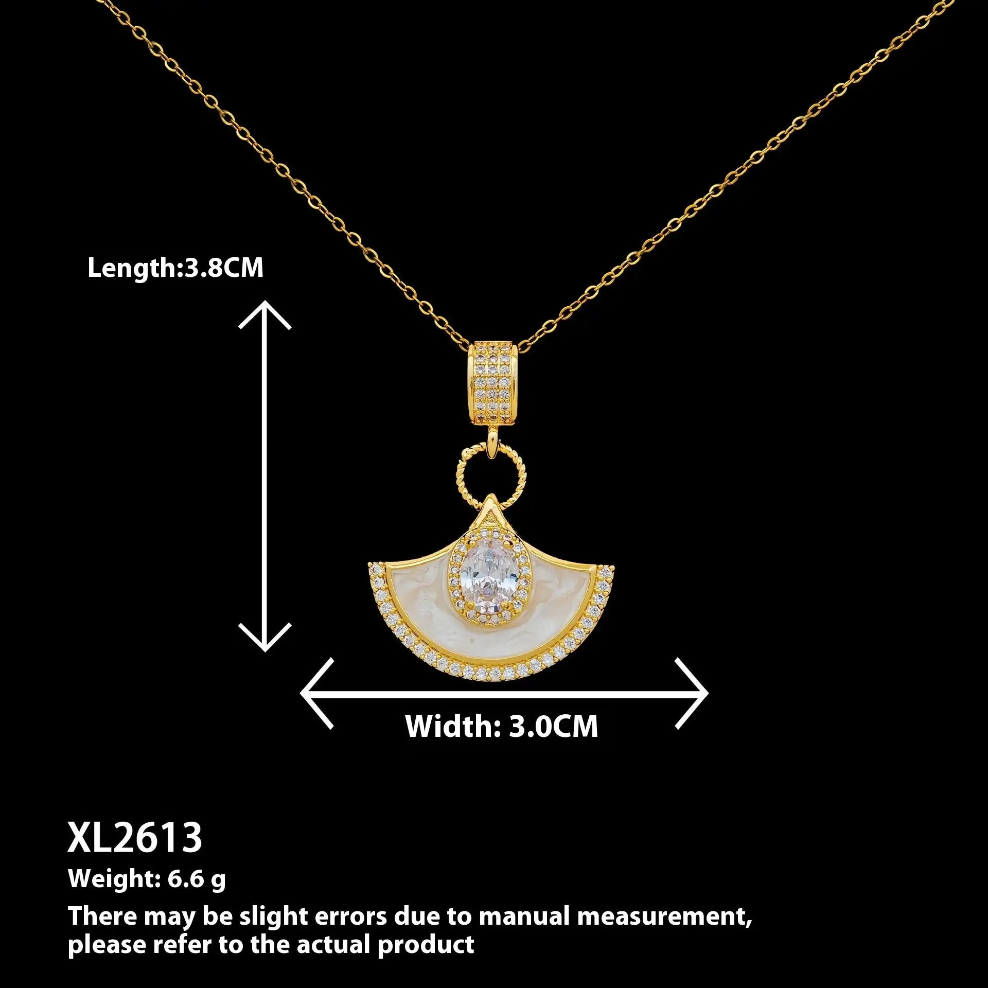 European And American Moon Necklace Niche Non-fading High-grade Accessories