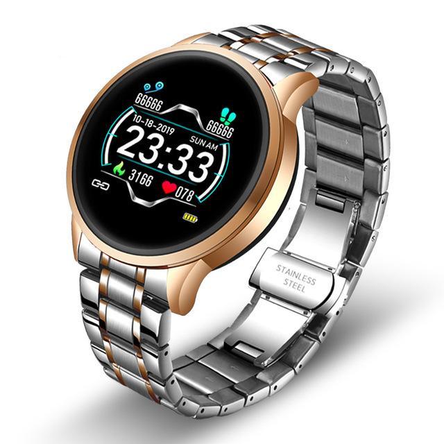New Ceramic Smart Sport Fitness Watch For Women With Heart Rate Blood Pressure Monitor For Android and  IOS Sistems Sport Multifunctional Steel Belt Smartwatch - SJB-DIAMOND ELITES
