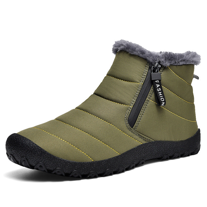 Men's Shoes Fleece-lined Thickened Non-slip Northeast Snow Boots Pi-Mart