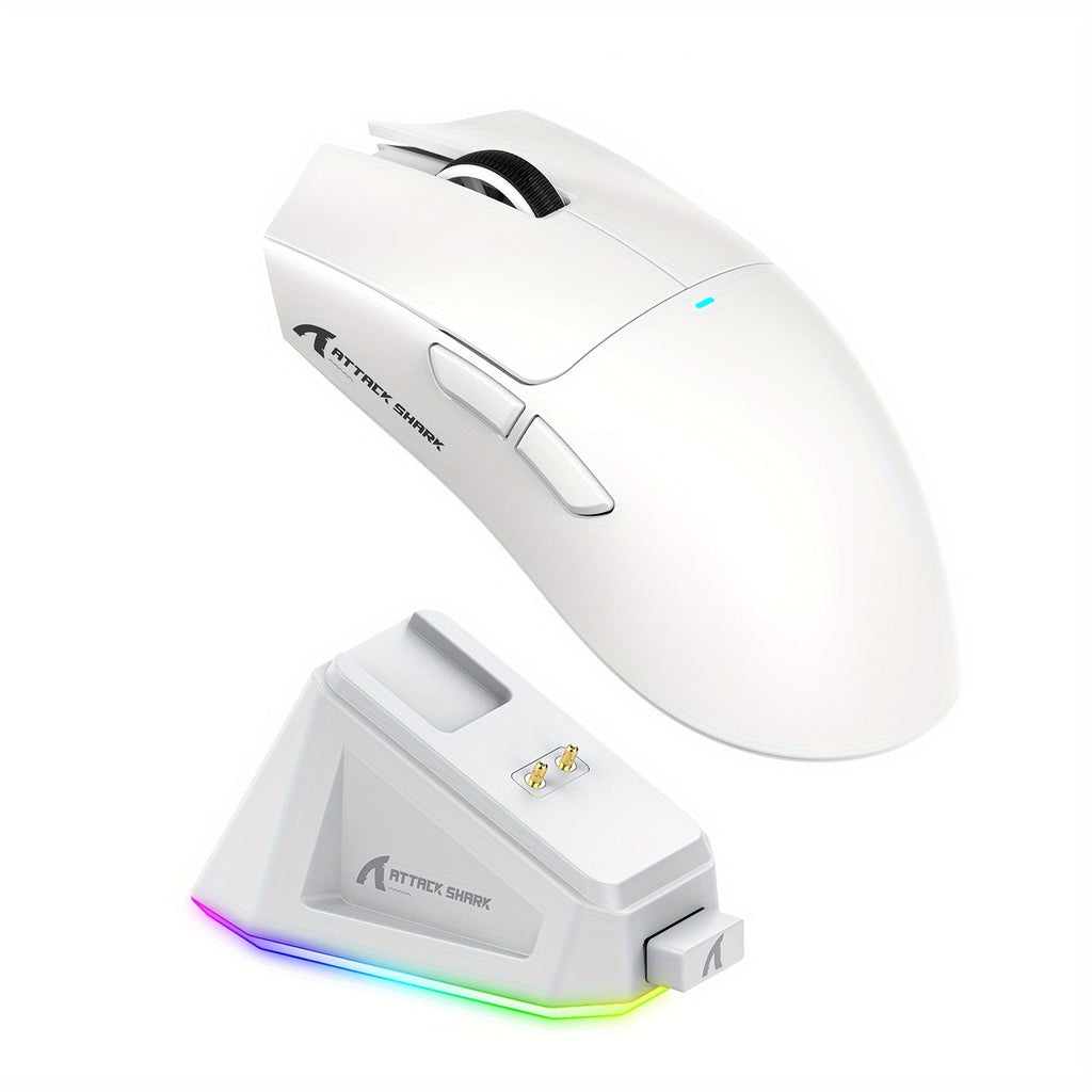 22K DPI X11 Pro Wireless Gaming Mouse - Tri-Mode Connectivity, RGB Charging Dock, PAW3311 Optical Sensor, HUYU Switch, 5 Programmable Buttons, Ergonomic Design for PC Gamers Lootquake LLC