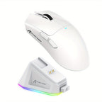 22K DPI X11 Pro Wireless Gaming Mouse - Tri-Mode Connectivity, RGB Charging Dock, PAW3311 Optical Sensor, HUYU Switch, 5 Programmable Buttons, Ergonomic Design for PC Gamers Lootquake LLC