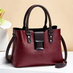 Women Shoulder Bag Big Buckle Handbags Work Daily Office Crossbody Bags Pi-Mart