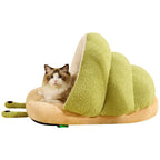 Warm Cat Semi-closed Snail Slippers Nest Pet Products Pi-Mart
