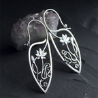 Dangle Earring Pendientes Marbled Dripping