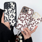 Leopard Printed Plush Phone Case Pi-Mart