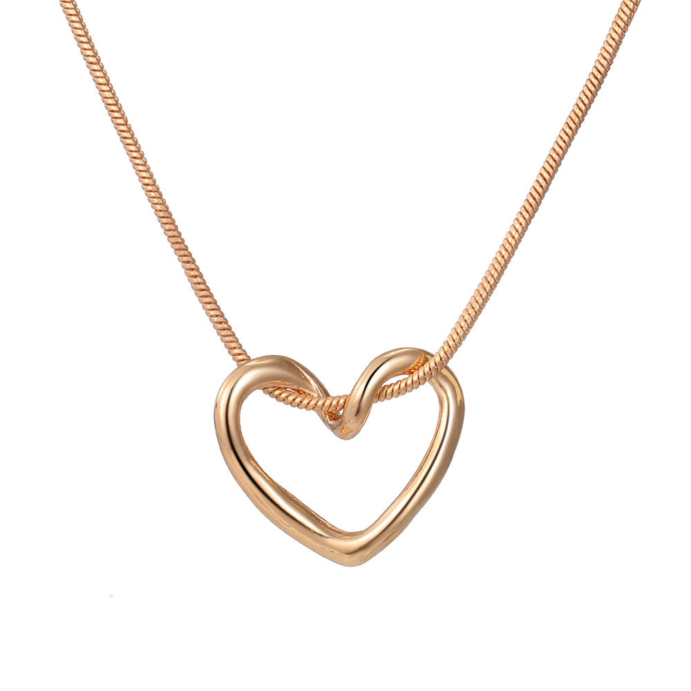 Niche Hollow Heart Necklace For Women Pi-Mart