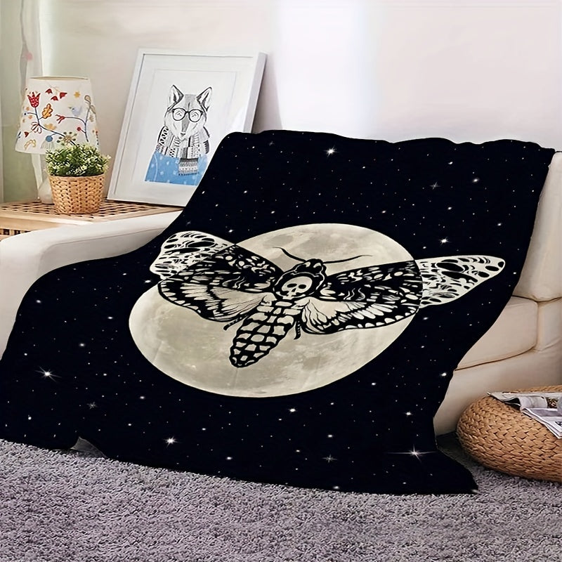 1pc Halloween Theme Blanket, Multi-purpose Gift Blanket, High-definition Printing Super Soft Flannel Blanket, Air Conditioning Blanket, Lunch Break Blanket Lootquake LLC