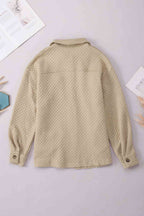 Comfortable Button-Down Collared Jacket Classic Lightweight Classic Design With Pockets Stevvex