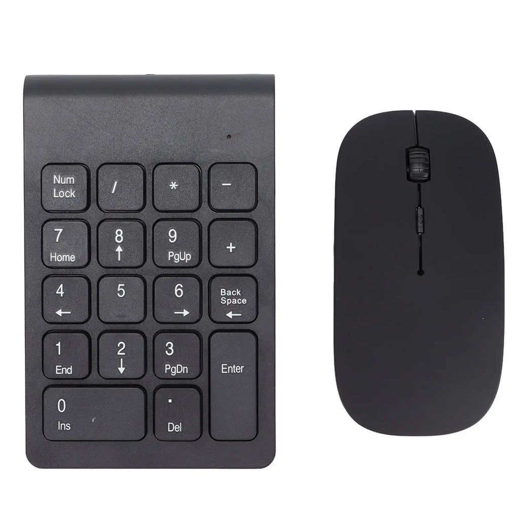Number Pad Plug and Play 2.4GHz Wireless Technology 1200 DPI Sensitive Durable Number Pad Mouse Combo for Home Office - SJB-DIAMOND ELITES