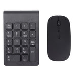 Number Pad Plug and Play 2.4GHz Wireless Technology 1200 DPI Sensitive Durable Number Pad Mouse Combo for Home Office - SJB-DIAMOND ELITES