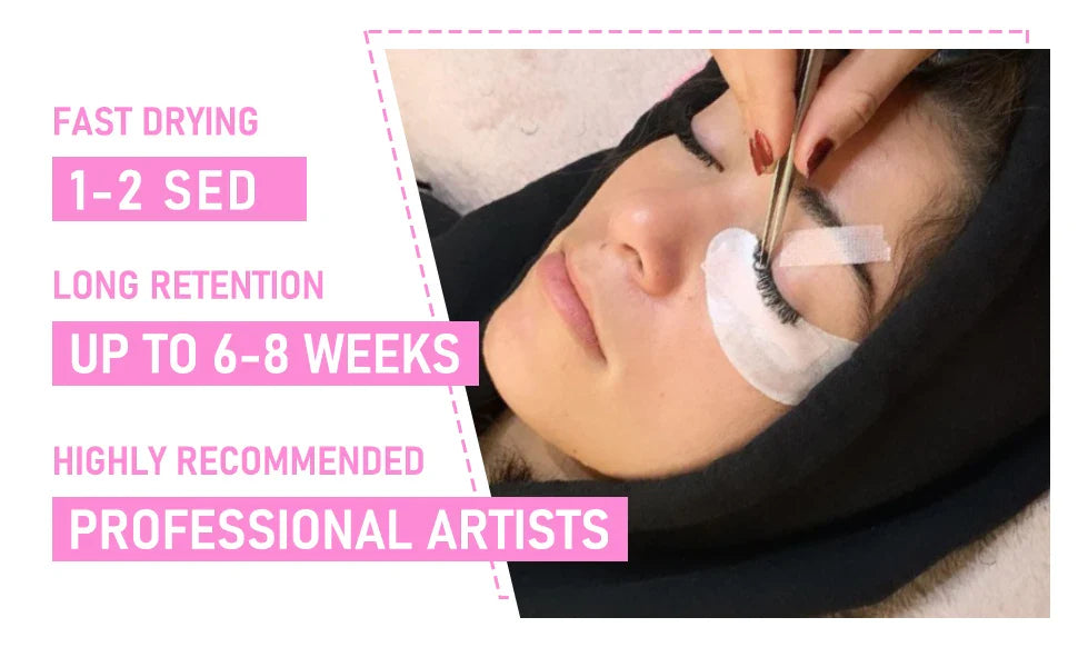 Veyes Inc 5ml Eyelash Extensions Glue Veyelash 1-2 Second Fast Drying Lash Adhesive 7 Weeks Retention Volume Glue Makeup Tools Lootquake LLC