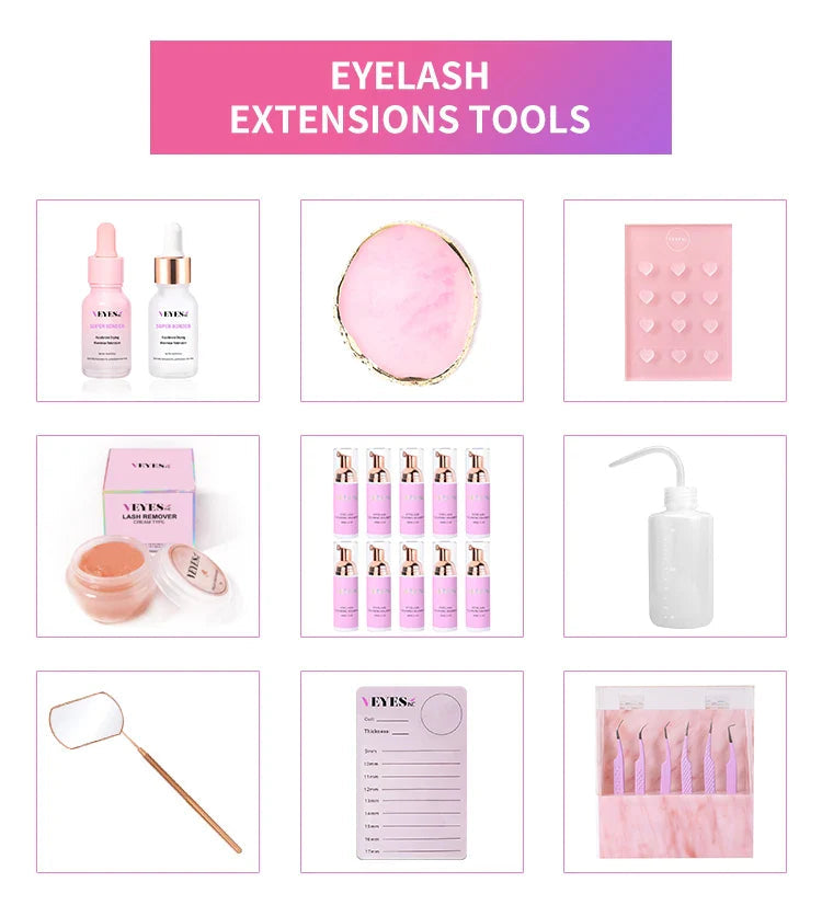 Veyes Inc 5ml Eyelash Extensions Glue Veyelash 1-2 Second Fast Drying Lash Adhesive 7 Weeks Retention Volume Glue Makeup Tools Lootquake LLC