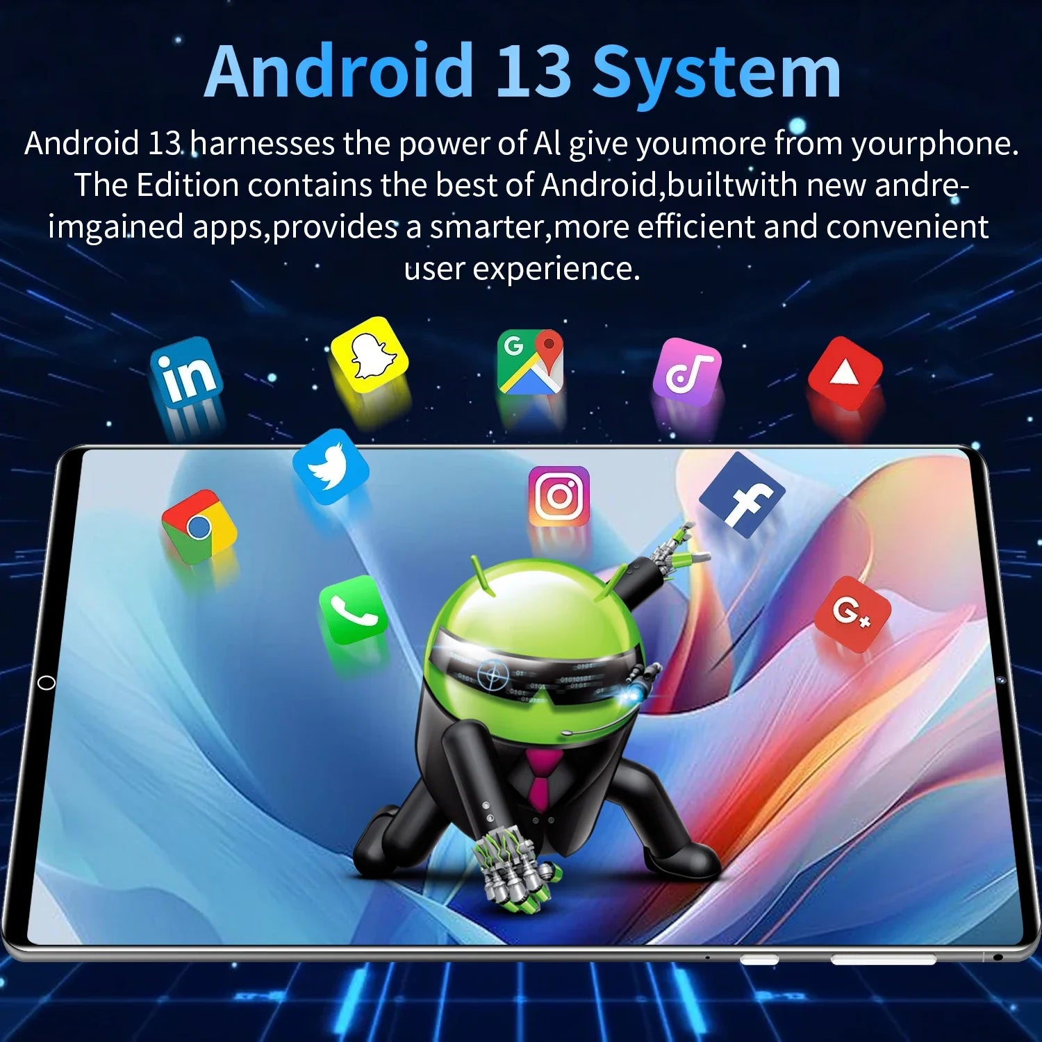 2025 Global Version 10.36 Inch Android 13.0 Tablet Android 16GB Ram 1TB Rom 16MP 32MP 12000mAh Network Bluetooth 5G WIFI Tablets Lootquake LLC
